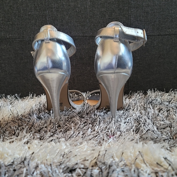 Silver Stiletto Sandal - Picture 6 of 8